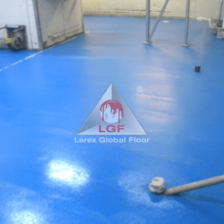 Imagini din executie placare pardoseala covor interior aplicare sistem de pardoseala din mortar poliuretanic DURACRETE HFB 6mm 9mm 12mm detaliu detaliu executie podea