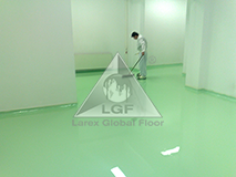 DURAFLOOR EP 30 chips + PU 10 S clear aplicare rasina strat nivelare rola clinica
