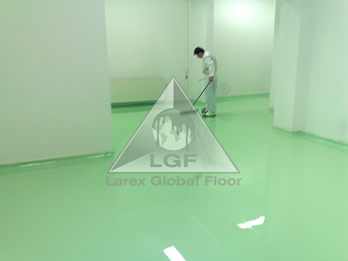 DURAFLOOR EP 30 chips + PU 10 S clear aplicare rasina strat nivelare rola clinica