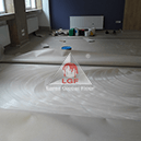 Imagini din executie aplicare sistem de pardoseala Covor PVC adeziv linoleum