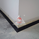 Imagini din executie aplicare sistem de pardoseala Covor PVC montare profil