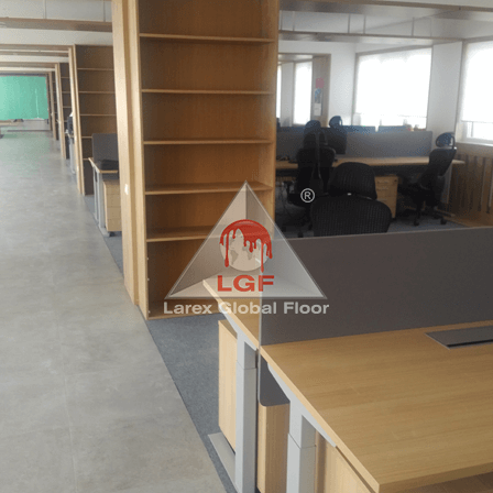 Imagini din executie aplicare sistem de pardoseala pardoseli mocheta imagine birou mocheta culoar birouri