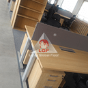 Imagini din executie aplicare sistem de pardoseala pardoseli mocheta imagine birou mocheta culoar